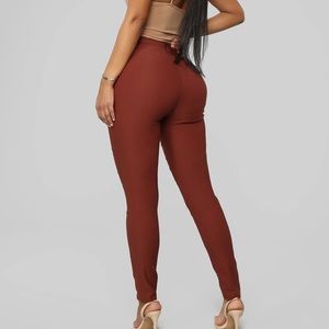 Burgundy pants
